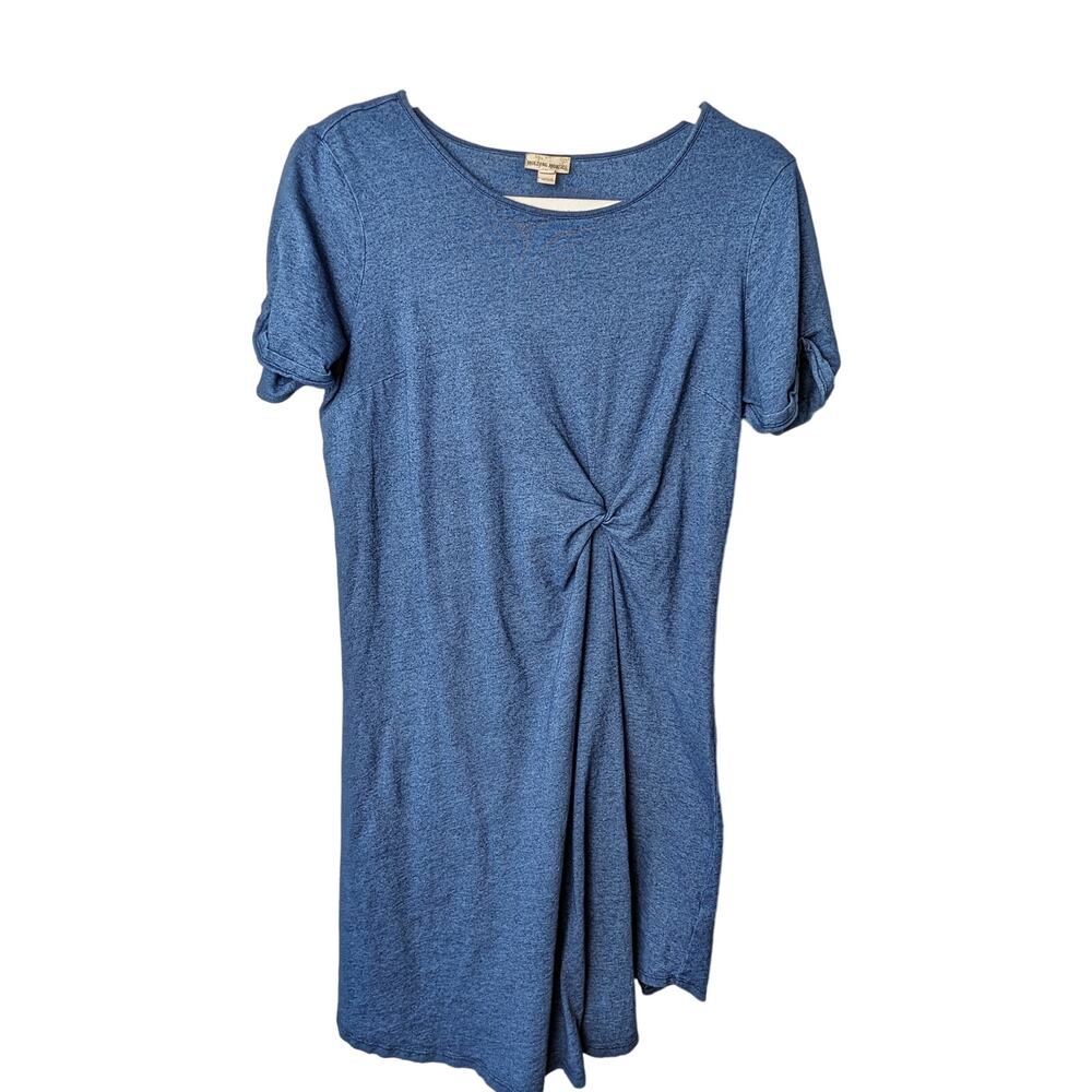 Anthropologie Holding Horses Blue Cotton Dress Small